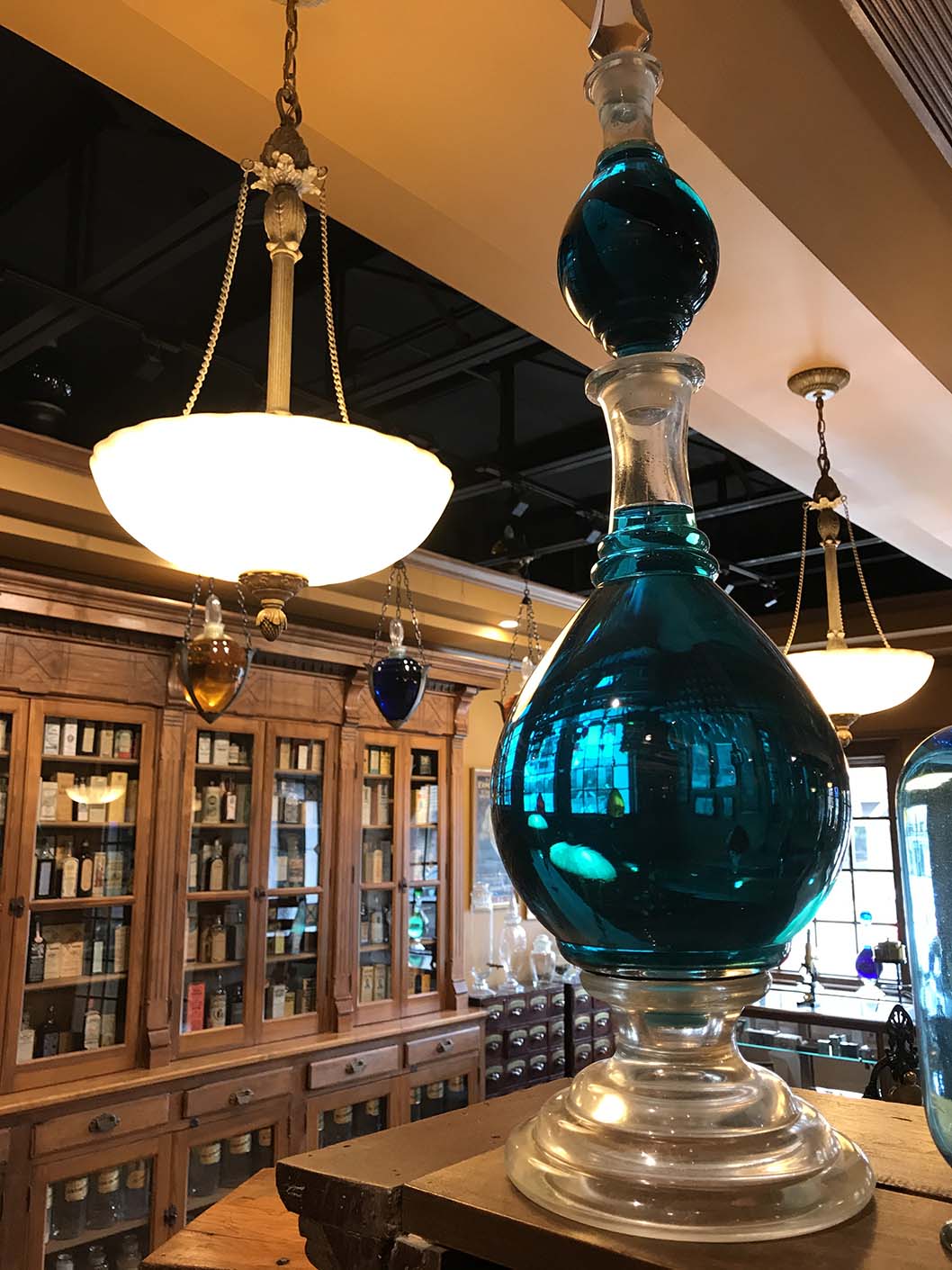 The History of Pharmacy Research Center - Show Globes from the 1800s